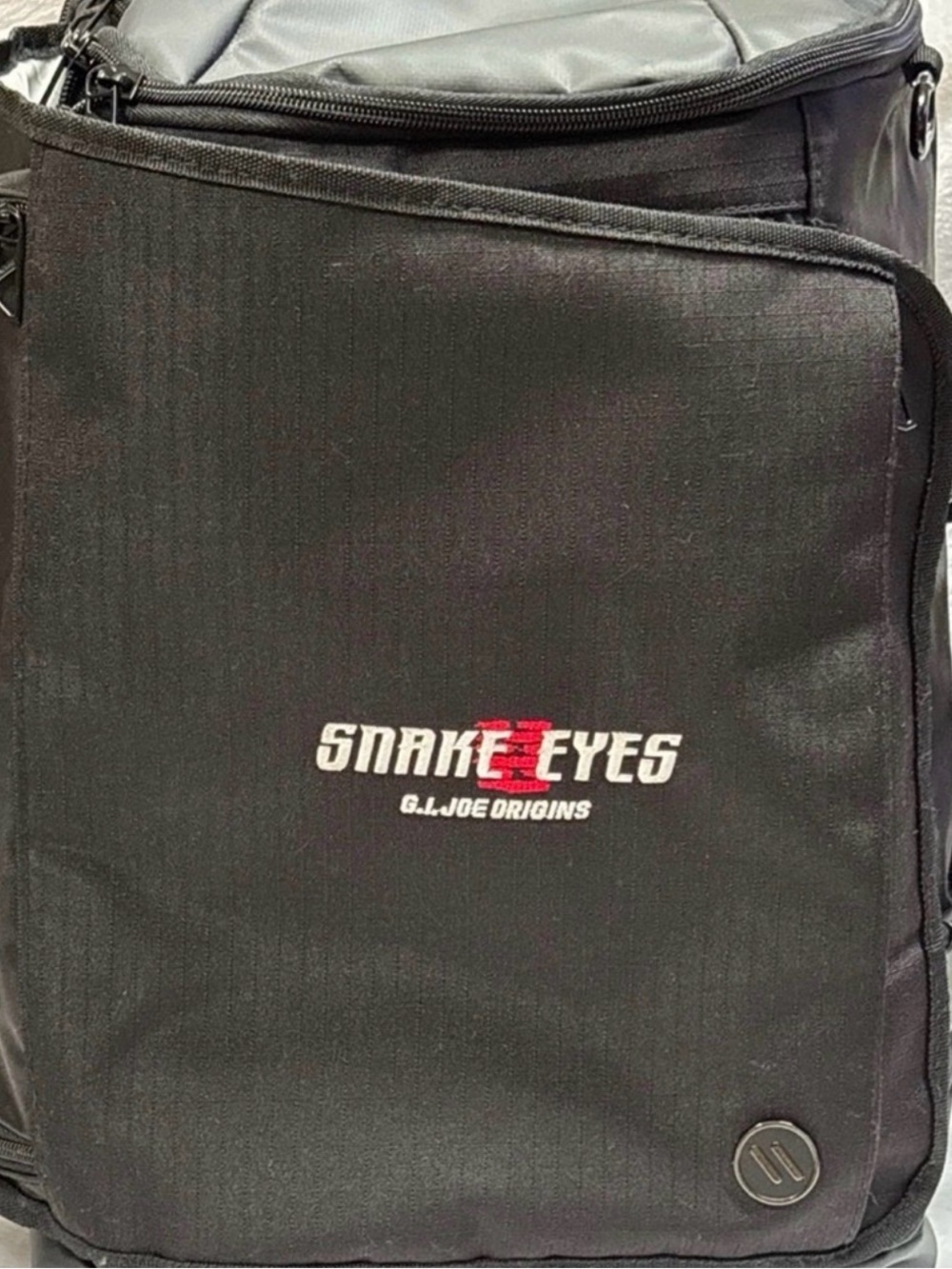Elleven Snake Eyes G.I. Joe Origins 17-inch computer backpack nylon RARE